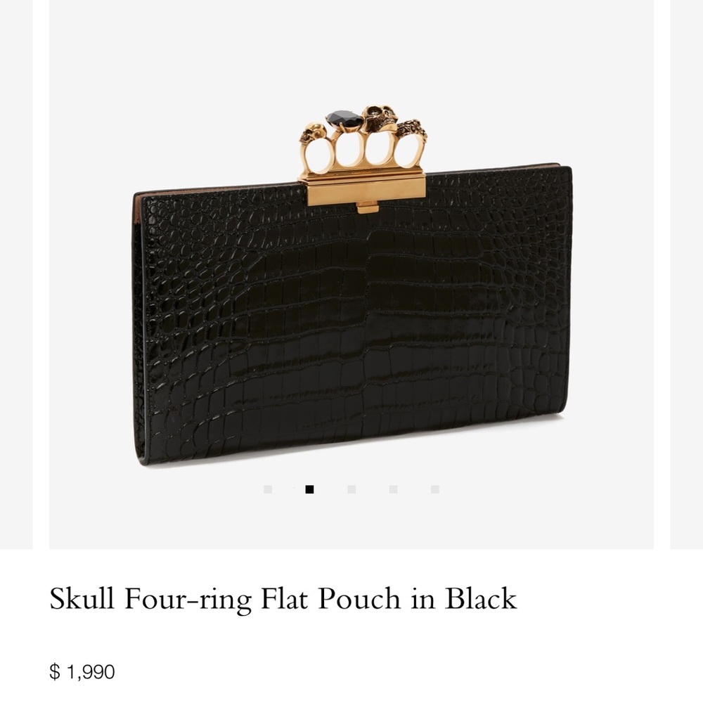 Alexander McQueen clutch